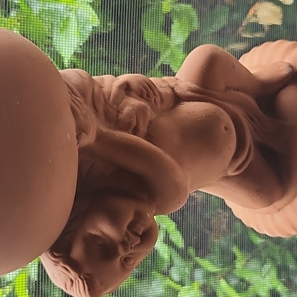 Ceramic cherub planter - Picture 4 of 8